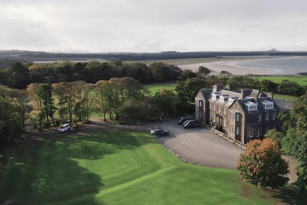 Bellhaven Hill School aerial shot